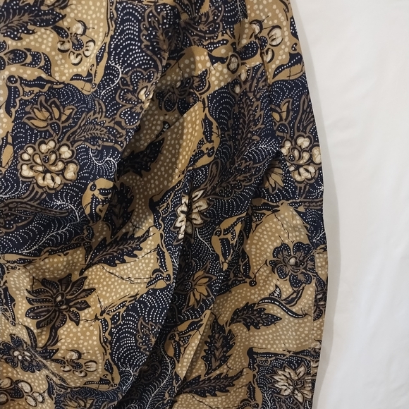 WOMEN'S CALVIN KLEIN SPORT FLORAL PLEATED WRAP MIDI SKIRT SIZE 12 - Picture 2 of 9